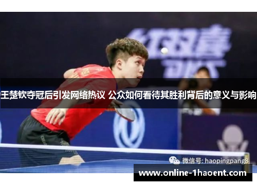 王楚钦夺冠后引发网络热议 公众如何看待其胜利背后的意义与影响