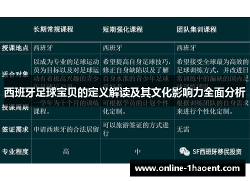 西班牙足球宝贝的定义解读及其文化影响力全面分析